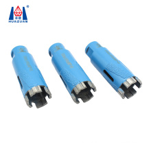 USA hot sale vaccum brazed turbo dry diamond core drill bits for granite drilling